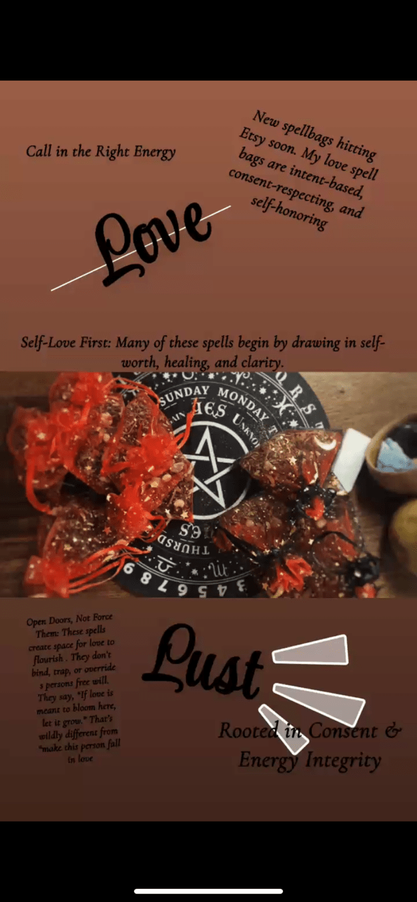 spell bags on pendulum board