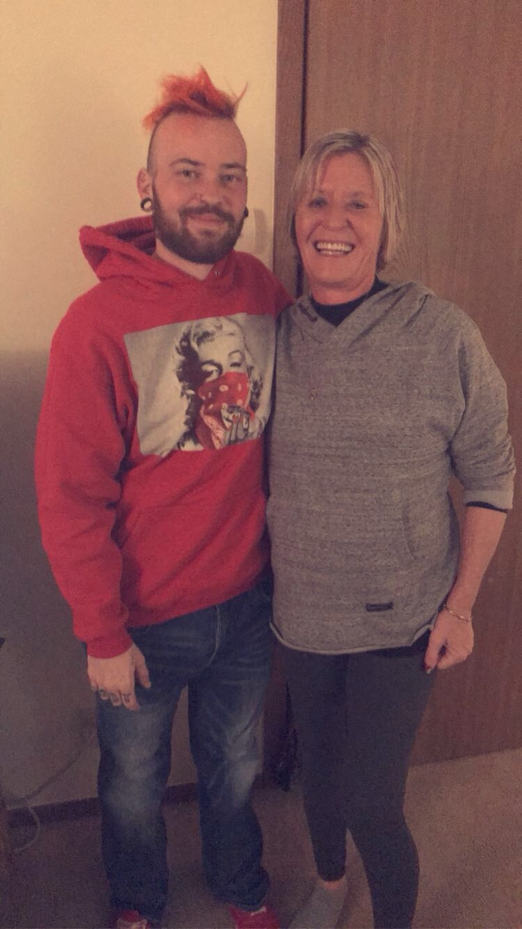 Axton Mitchell & Mom Last Photo together