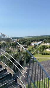 Up up and ways up to go on Ariel parks tower