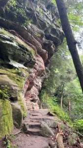 One massive Rock Wall at Rock house Hocking Hills,ohio 