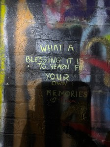 Graffiti from inside Moonville Tunnel