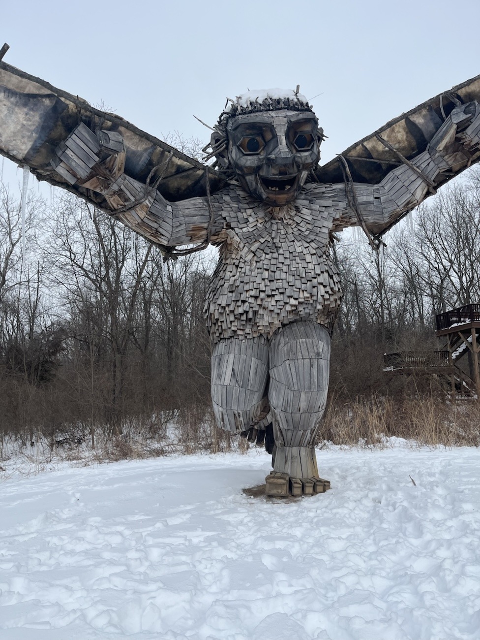 Aullwood Audubon Troll Trail Winter Trek